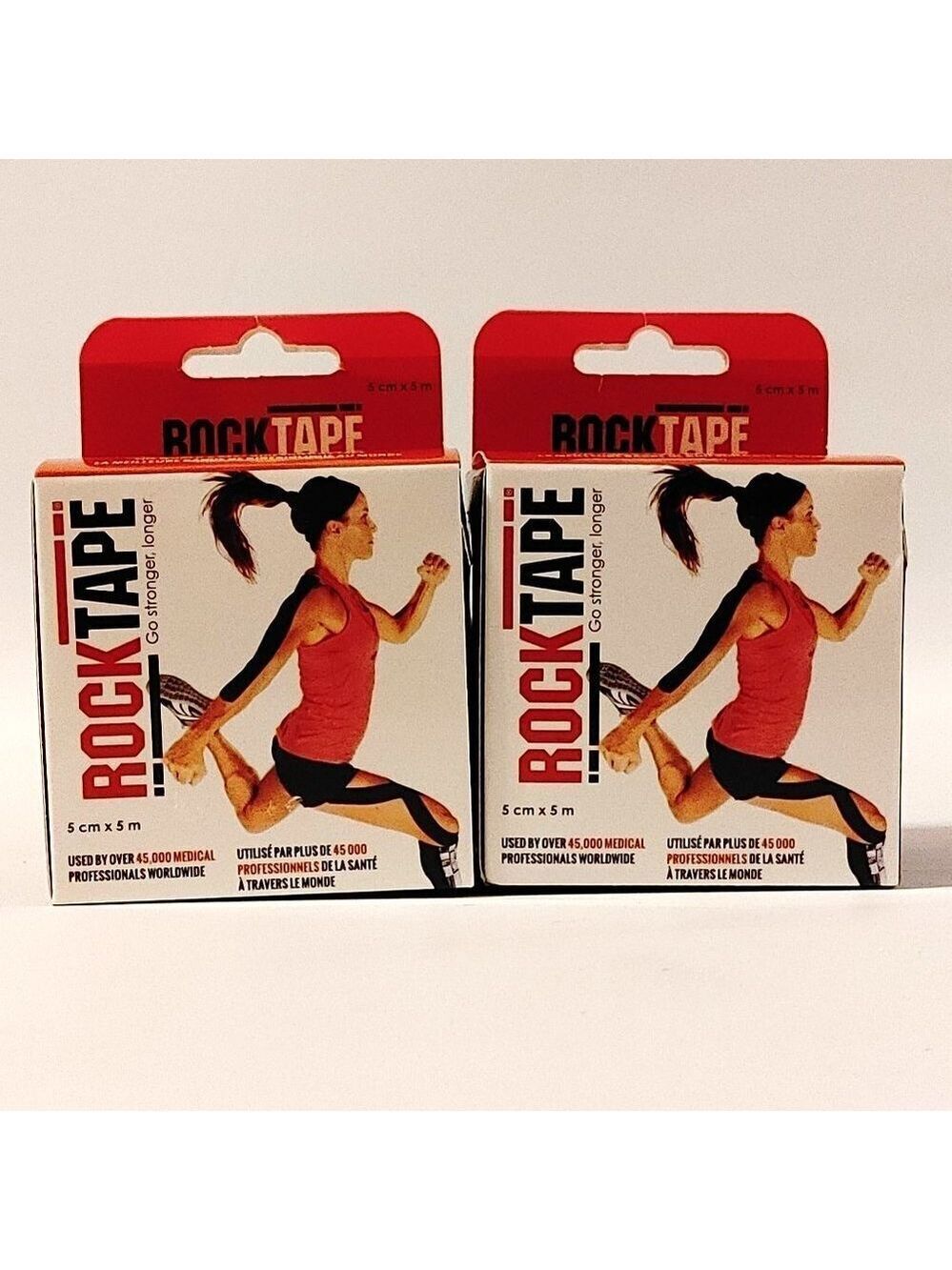 Rock Tape Original 2 Inch Water Resistant Kinesiology Tape RED NEW Lot  2